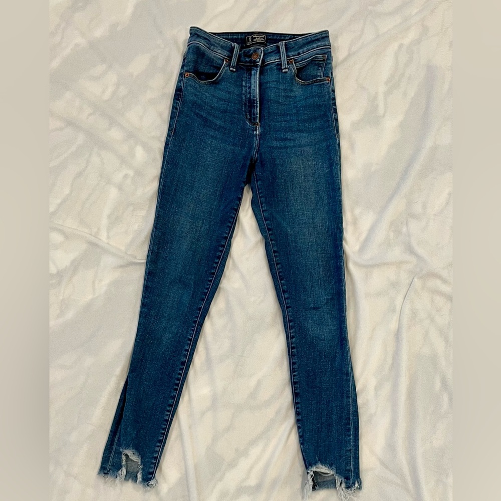 Abercrombie and Fitch Simone High Rise Ankle Jeans